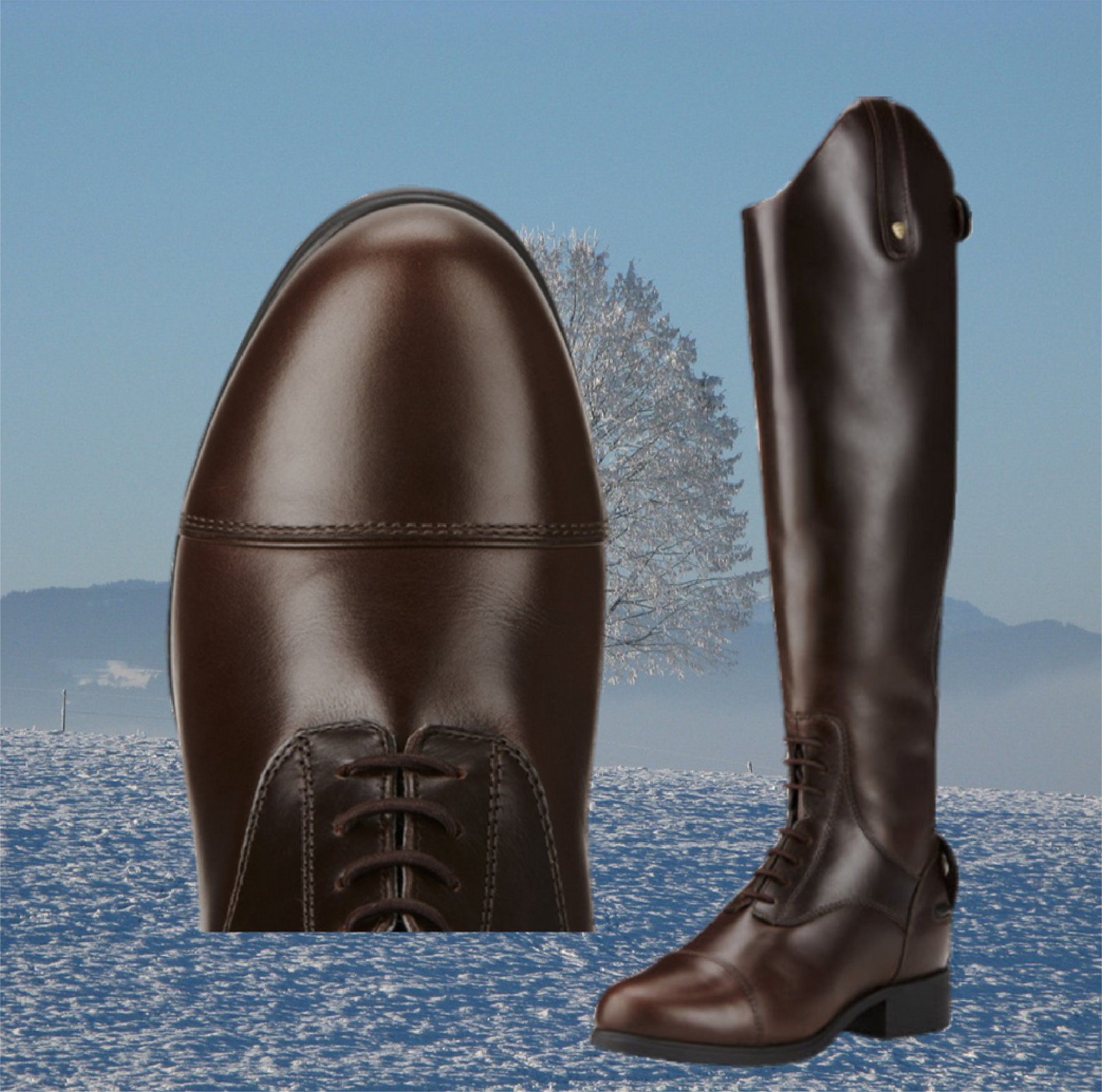 ARIAT Bromont Pro Tall H2O Insulated, Thermoreitstiefel, choco